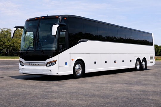 56-passenger charter bus available for charter in El Cajon, CA